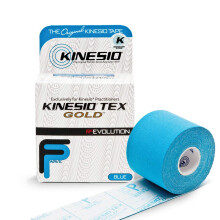 Kinesio Taping - Elastic Terapeutisk Atletisk Tejp Tex Gold FP - Blå - 2 tum x 16.4 ft