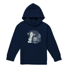 (12-13 Years, Navy) Frozen Childrens/Kids The Fire Spirit Are Cool As Ice Olaf & Bruni Hoodie