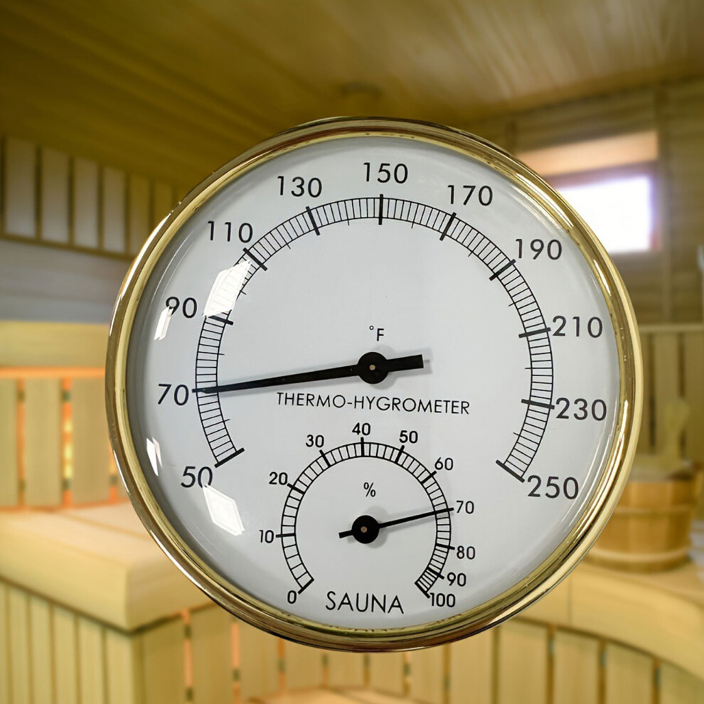 Measurement Meter Clear Scale Room Thermometers Hygrometer Gauge For Sauna Room 7754004729414