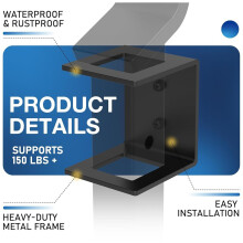 Trailer Hitch Storage Holder Easy Installation and Space Efficient Design