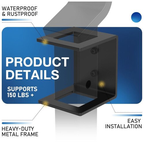 Trailer Hitch Storage Holder Easy Installation and Space Efficient Design