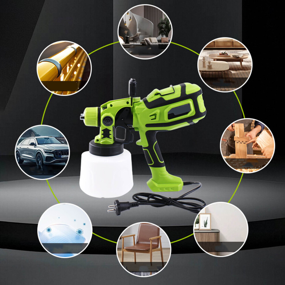 650W Cordless High Pressure Sprayer Guns Airless Paint Sprayer 1400Ml Capacity 7754004741706