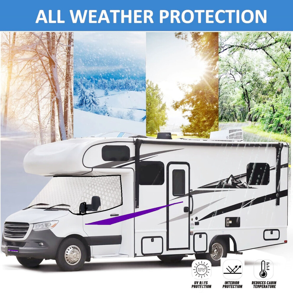Foldable Sunshield Snowproof Cover Reflective Foil Material Magnetic Silver/Gray 7754004741294