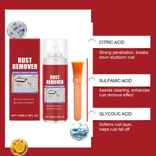 Rust Treatments Derusting Sprayer Rust Remover Car Chassis Rust Removal Sprayer