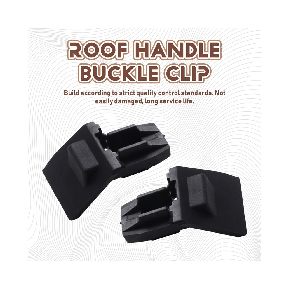 1Pair Car Roof Handle Buckle Clip Kit For 5 Series 2012-2016 523Li 520Li/525Li/528Li Handle Clips Folding Buckle A 6031806442262