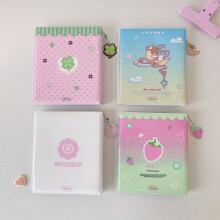 20 Pockets Photo Card Organiser 6Inch Photo Album Portable Photocard four l eaf clo ver