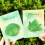 4 Pack Reusable Leaf Design Stick Note Notepads Set Friendly Paper Write Pad 6