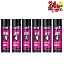 6 x U-Pol Grip#4 GRIP/AL 1K Universal Adhesion Promoter 450ml Aerosol CanUPol