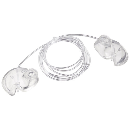 Doc's Pro Plugs DFFL5 Medium Ventilerade Proöronproppar med Snodd, Klara