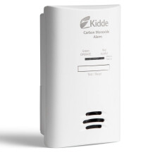 Kidde Koldioxiddetektor, Väggmonterad med Batteribackup, Test-Hush knapp