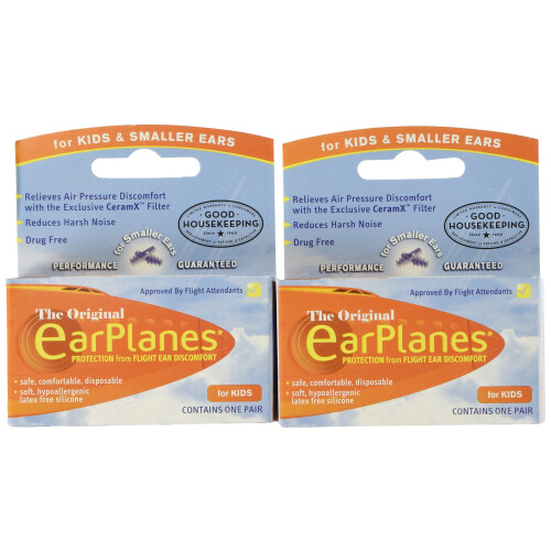 Öronproppar - Barnens öronskydd för flygresor - 2-pack