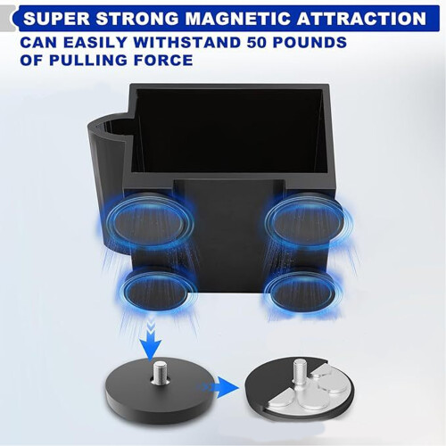 Flexible Mounting Magnetic Holder Storage Solution for Additives Easy Install