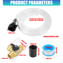 Anti Freeze Winterizing Kit For Campers Water Heater Pipes In Low Temperatures 6 piece set