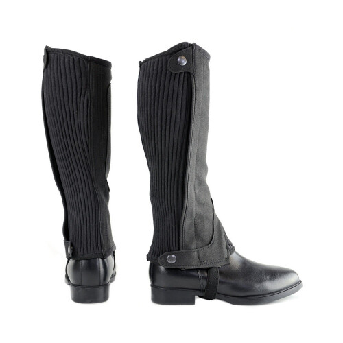 (XL, Black) HyLAND Childrens/Kids Amara Half Chaps