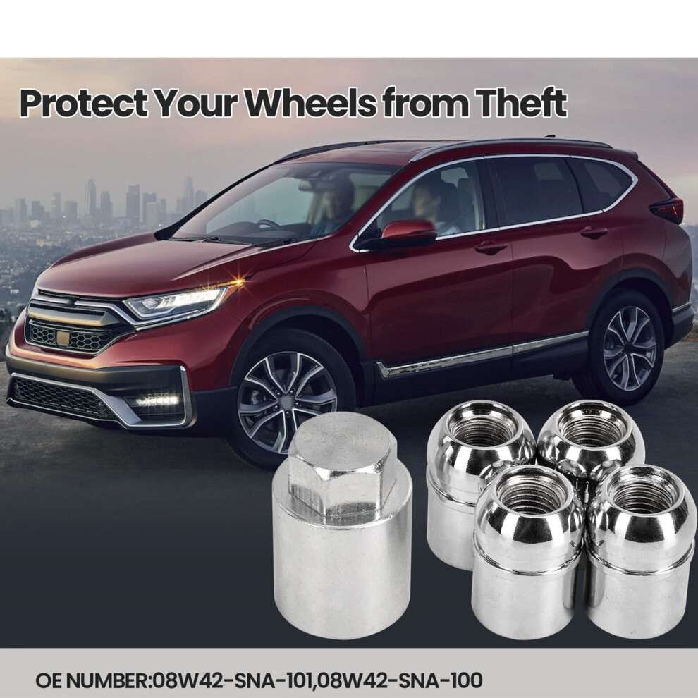 Vehicle Security Locking Lug Nut Set Universal Compatibility Anti Tamper Design 7754004767652