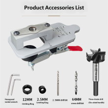 Flexible Fastener Hole Marker For Kitchen Systems And Storage Furniture White
