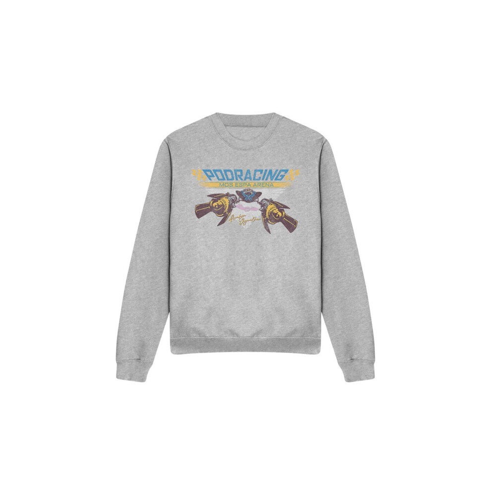 Star Wars (Xxl, Sport Heather) Unisex Adult Racer Anakin Skywalker Sweatshirt Multicoloured