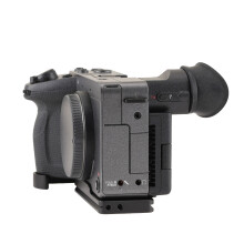 Camera Bottom Plate Baseplate for FX2 Featuring 1/4" 20 3/8" 16 Threads