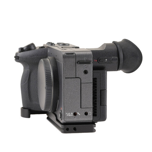 Camera Bottom Plate Baseplate for FX2 Featuring 1/4" 20 3/8" 16 Threads