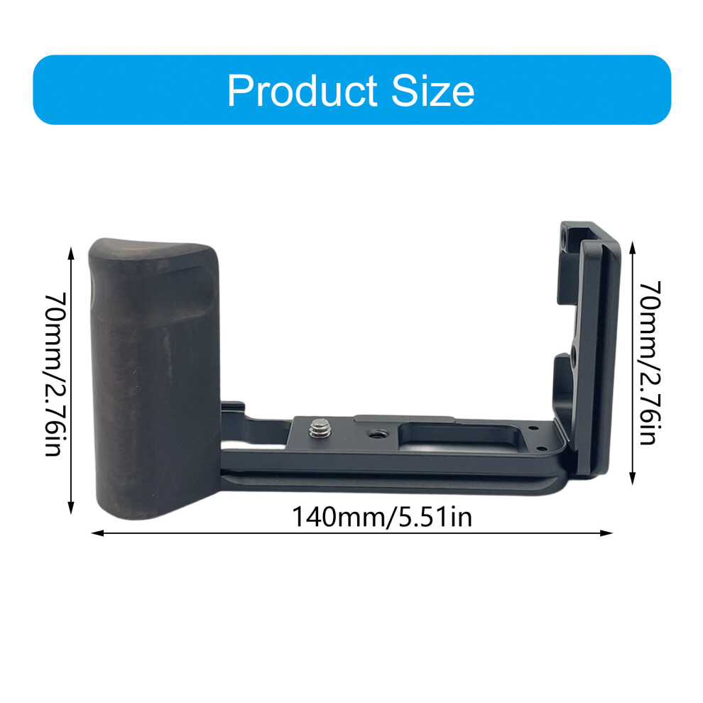 Sturdy Aluminum Handle For Xt1 Camera Enhances Stability And Comfortable Grip Black 7695001157254