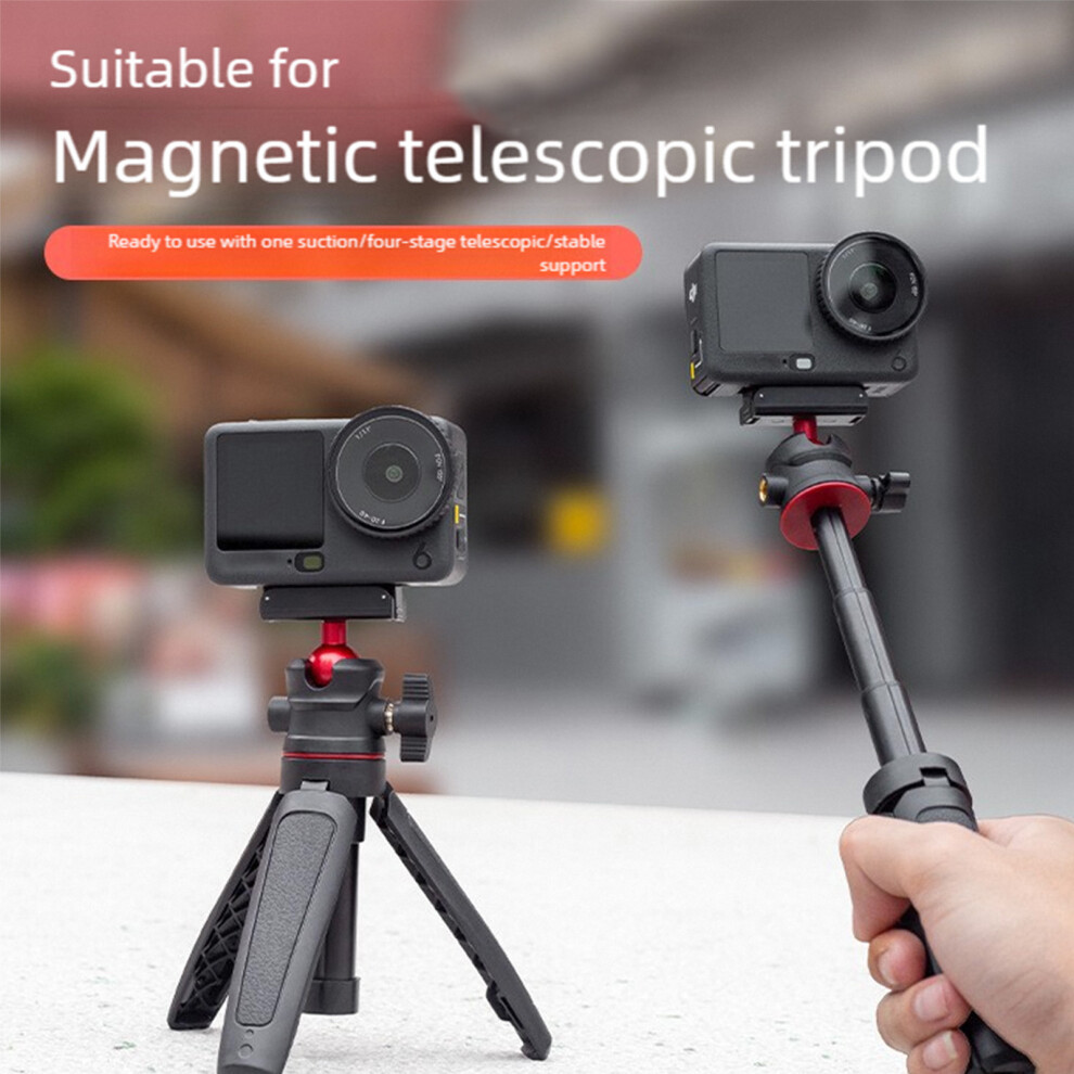 Portable Stand Grip For Action Cameras With Rotating Head And Extendable Rod 7695001238946