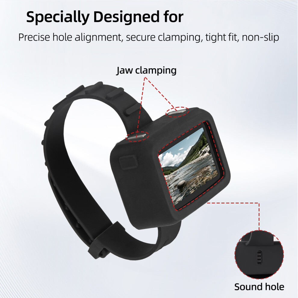 Comprehensive Silicone Case Protector For Cameras Shock Absorption Holder Color Black 7695001229036
