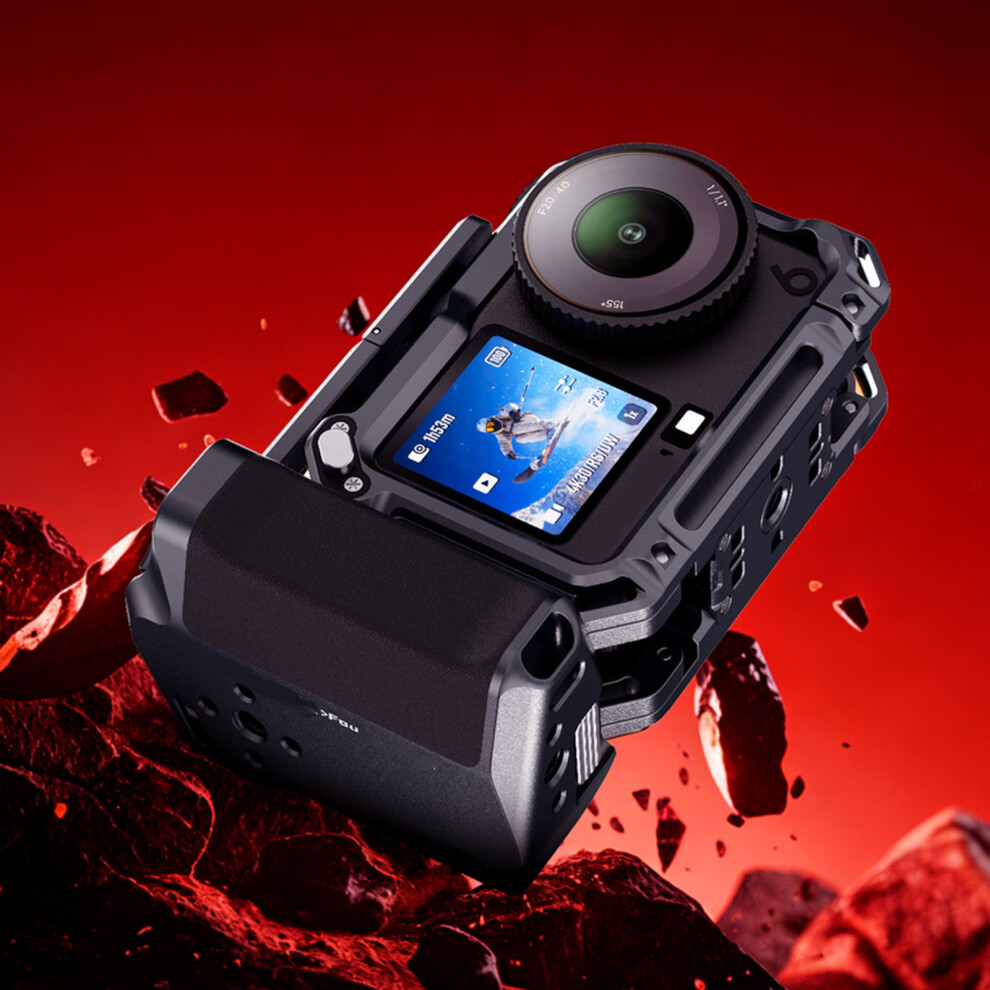 Metal Housing Cage And Stable Hold For Action 6 Video Device Handle Easy Grip 7695001172912