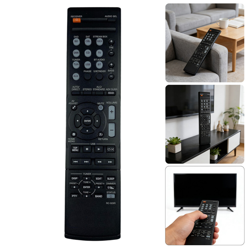 Ergonomic Remote Control For Rc929r Avs Surround Receiver Comfortable Handle 7695001207676