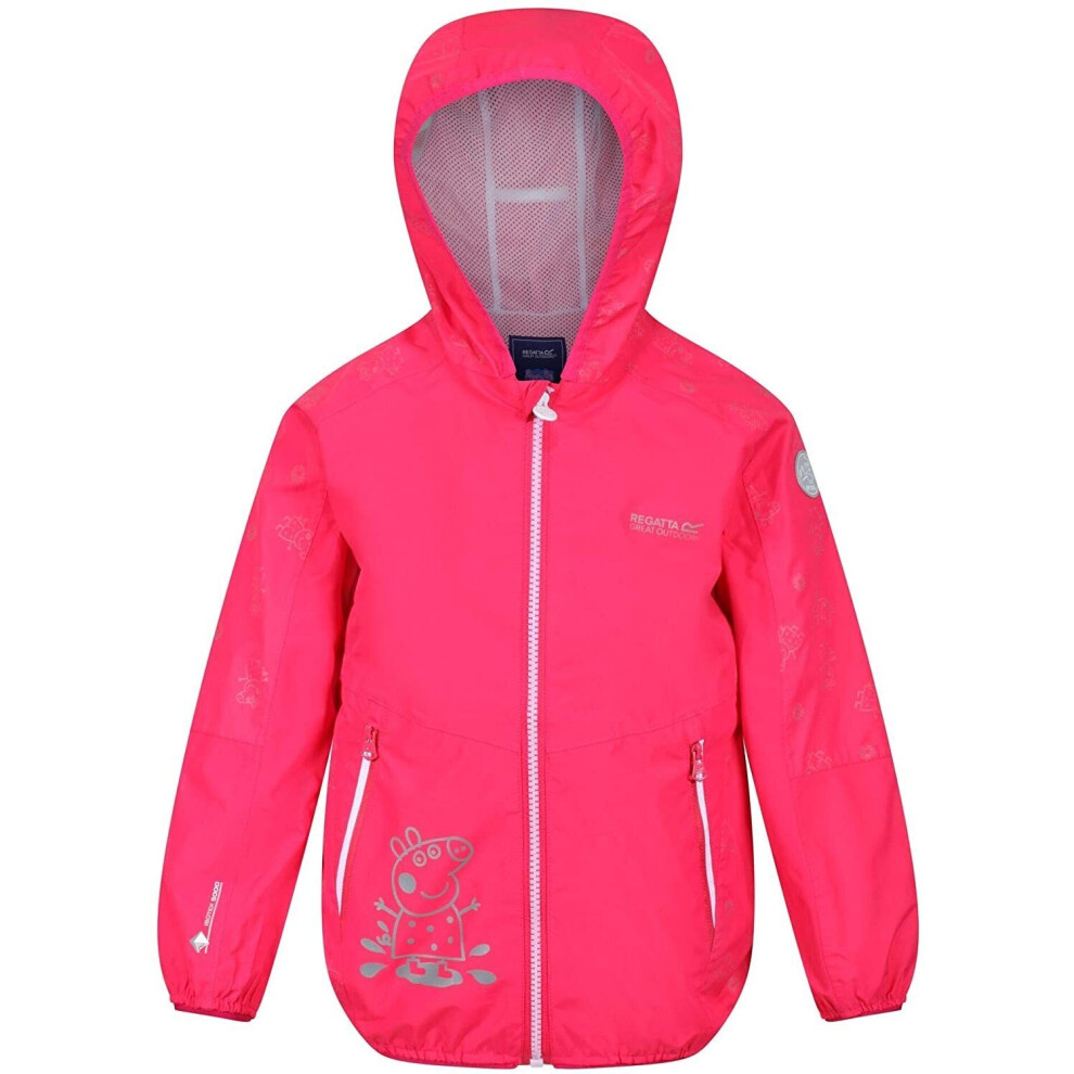 Regatta (6-12 Months, Bright Blush) Childrens/Kids Waterproof Jacket