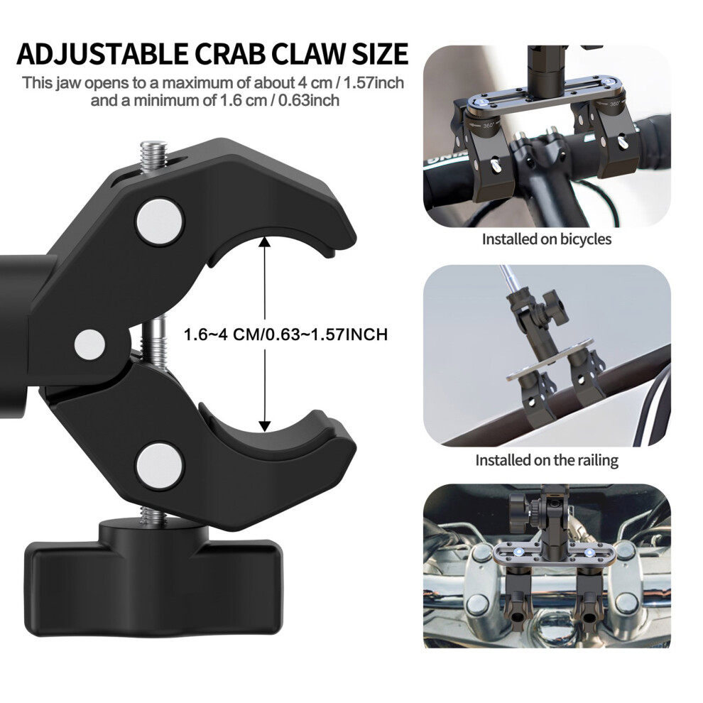 Abs Aluminum Camera Bracket For Extreme Terrain Vehicles Easy Quick Release 7695001238090