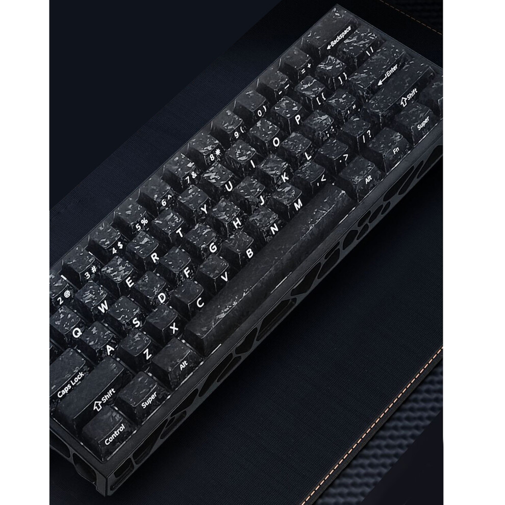 Complete 119 Key Carbon Fiber Keycap Set For Mechanical Keyboards Comfort 7695001190343
