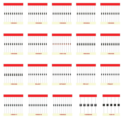 Comprehensive Diode Assortment for Workshop and Maker Space Innovations