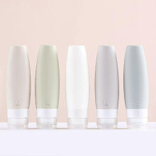 (4Pcs 90ml B) 3/4pcs 60/90ml Travel Shampoo Gel Liquid Cosmetic Storage Bottle Empty Container