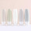 (4Pcs 90ml B) 3/4pcs 60/90ml Travel Shampoo Gel Liquid Cosmetic Storage Bottle Empty Container 1
