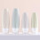 (3Pcs 90ml B) 3/4pcs 60/90ml Travel Shampoo Gel Liquid Cosmetic Storage Bottle Empty Container 1