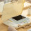 A4 Plastic File Folder with Lock Handle Portable Box File Waterproof Filing Supplies Multi-Purpose Document Bag B 3