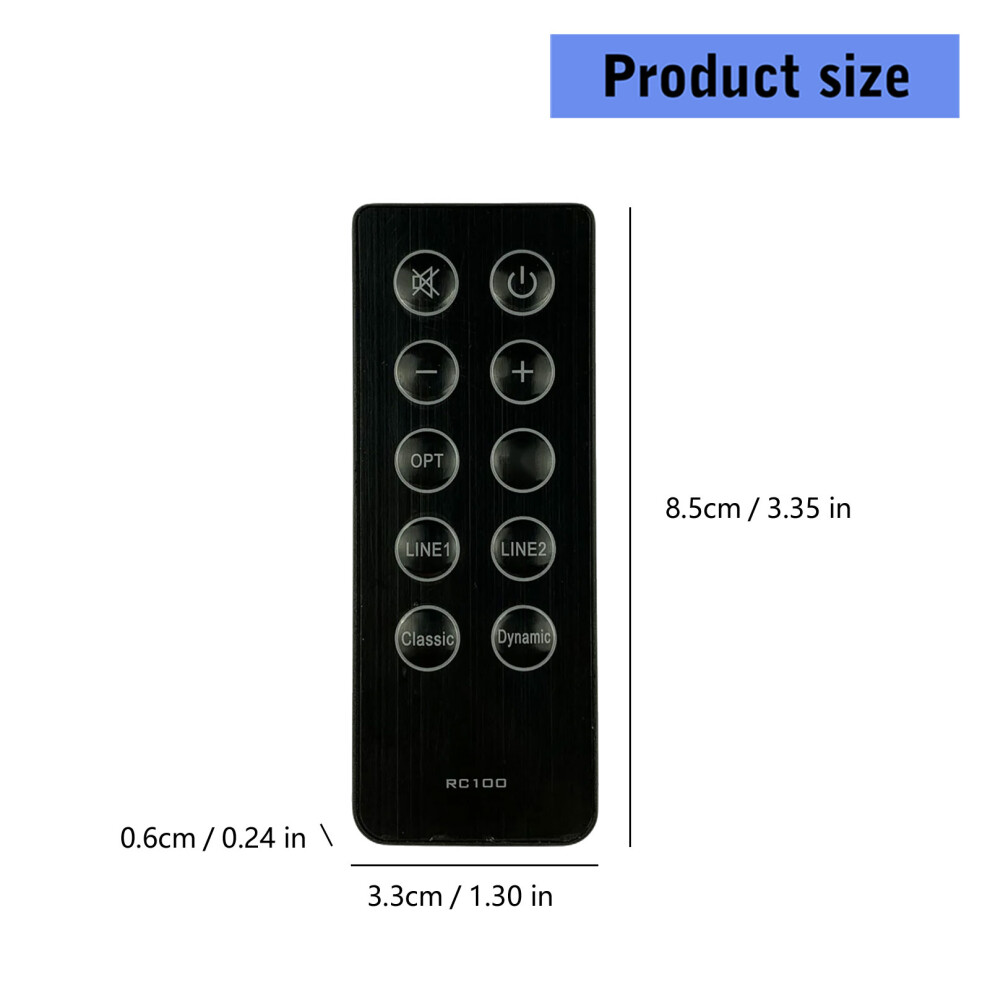 Remote Control Featuring Ergonomic Grip And Energy Efficiency For Rc10g R1700bt 7695001190909