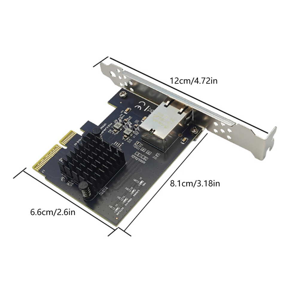10Gbps Pcie3.0 4X To Rj45 Gigabit Networking Card 10000Mbps Pcie Ethernet 7695001208215