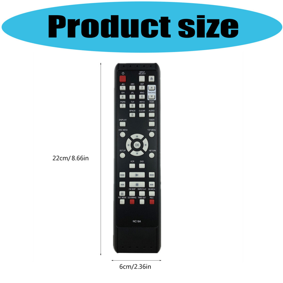 Ergonomic Remote Control Fast Response For Recorder Fwzv475e Fwzv475f 7695001242332