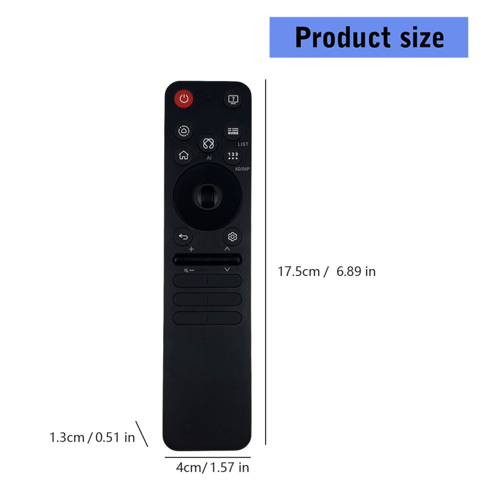 Akb76046608 Voice Remote Control For Ergonomic For Extended Viewing Comfortable Dark 7695001222730
