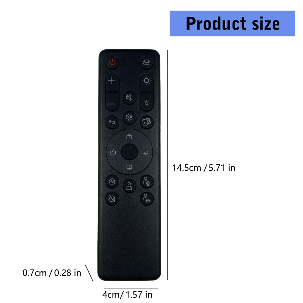 Akb76043602 Remote Control For Easy To Operate Intuitive Button Layout Clear Dark 7695001222563