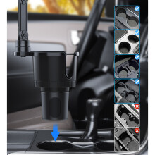 Car Two Function Cup Holder And Rotating Phone Device Stand 4.7-12.9inch Display
