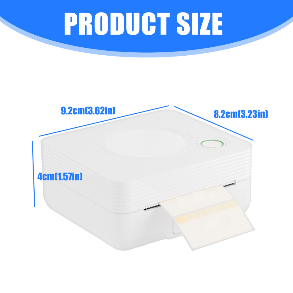 Travel Friendly 2Inch Label Maker Energy Efficient Warm Technology 300Dpi 7695001246439