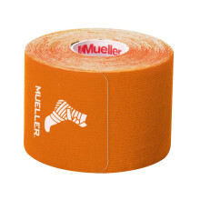 MUELLER Sportgeneeskunde Kinesiology Tape I-Strip Rol, Oranje, 2" x 9.75", 20 Stuks