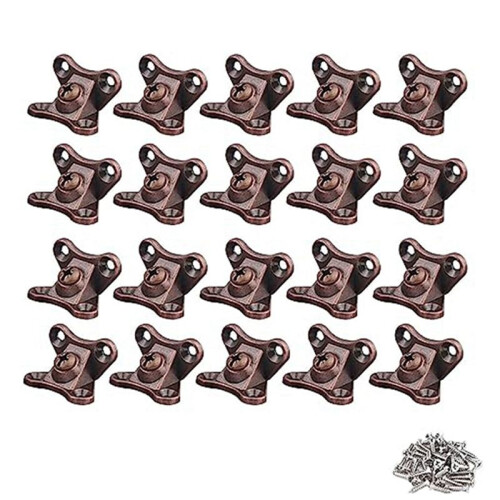 Removable Combination Butterfly Corner Code, Angle Corner Brackets, Heavy Duty Shelf Brackets, L Bracket, (Red Bronze)