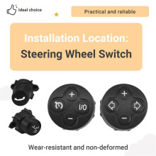 Car Steering Wheel Push Button Cruise Control Cover for Cooper R55 R56 R57 R58 R59 R60