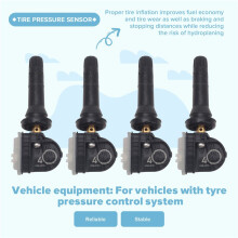 4Pcs 13506028 433MHz TPMS Tire Pressure Sensor Tire Pressure Valve for  Adam Ampera Antara Astra Corsa 13598773
