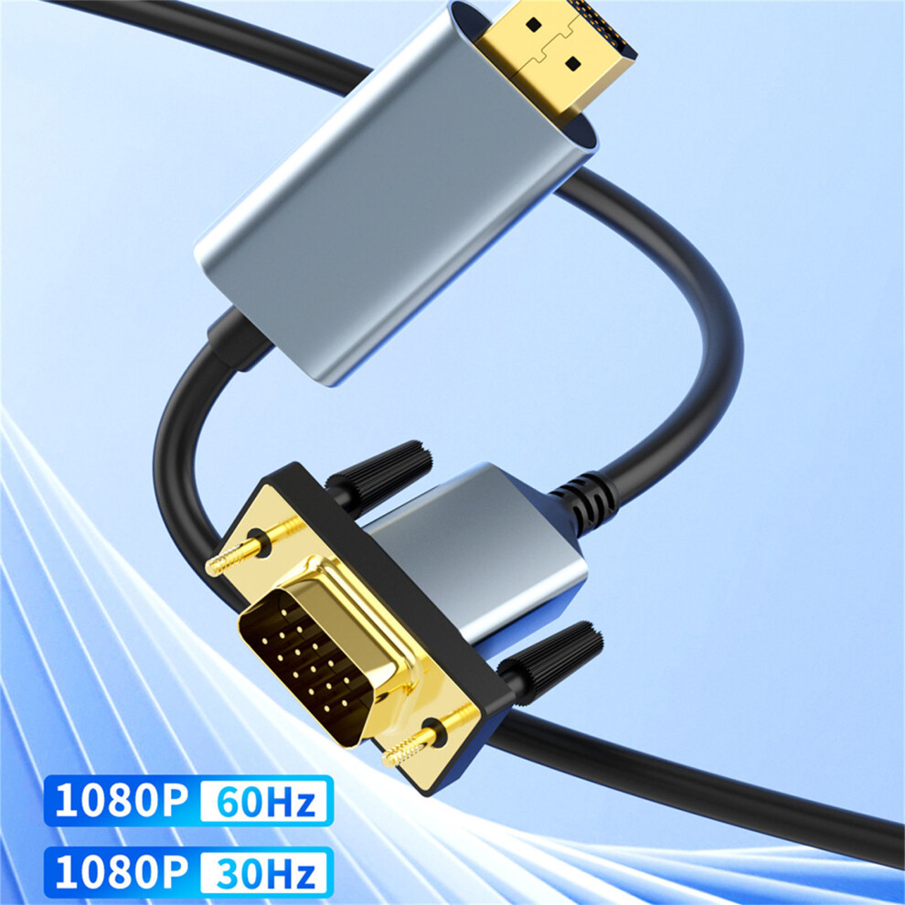 To Vga Adapter Cable 1080P@60Hz Male To Vga Male 7695001196802