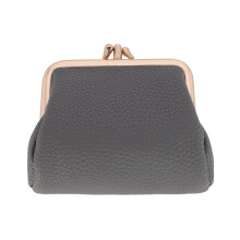 Julia Buxton Women's Premium Faux Leather Triple Frame Coin Purse Wallet