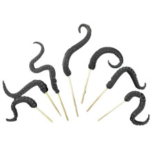 Décoration Végétale Tentaculaire, Plante de Poulpe Art Tentacule Poulpe Décoration Intérieure Jardin, Ornements Végétaux Noir